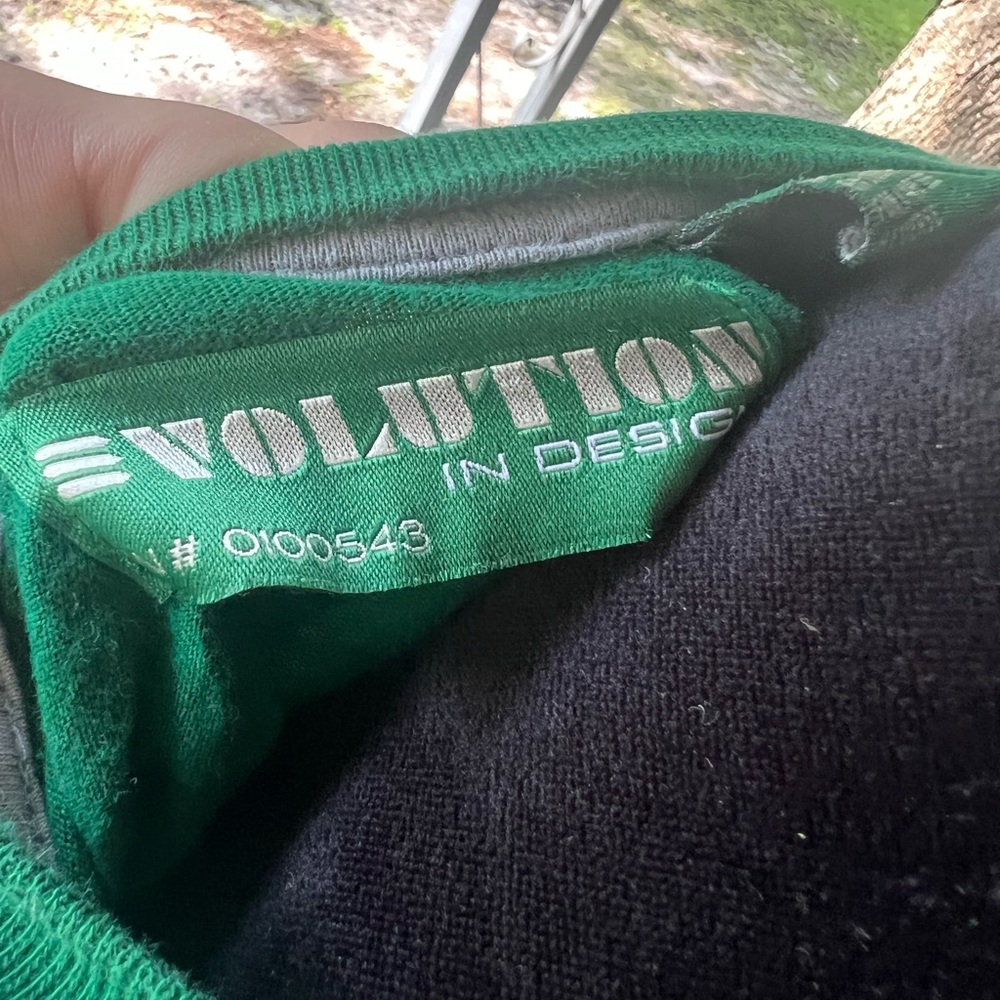 Evolution Green Chain Pattern Shirt - Picture 2 of 3